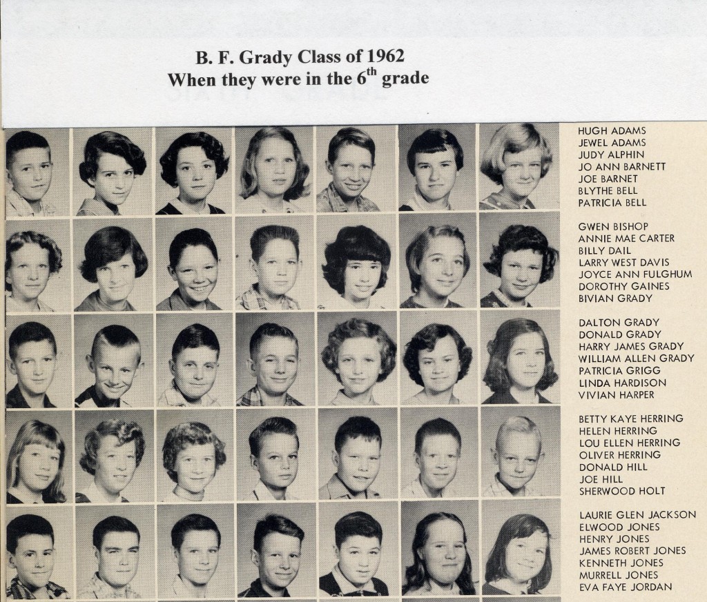 BFG Class of 1962 in 6th  p 1