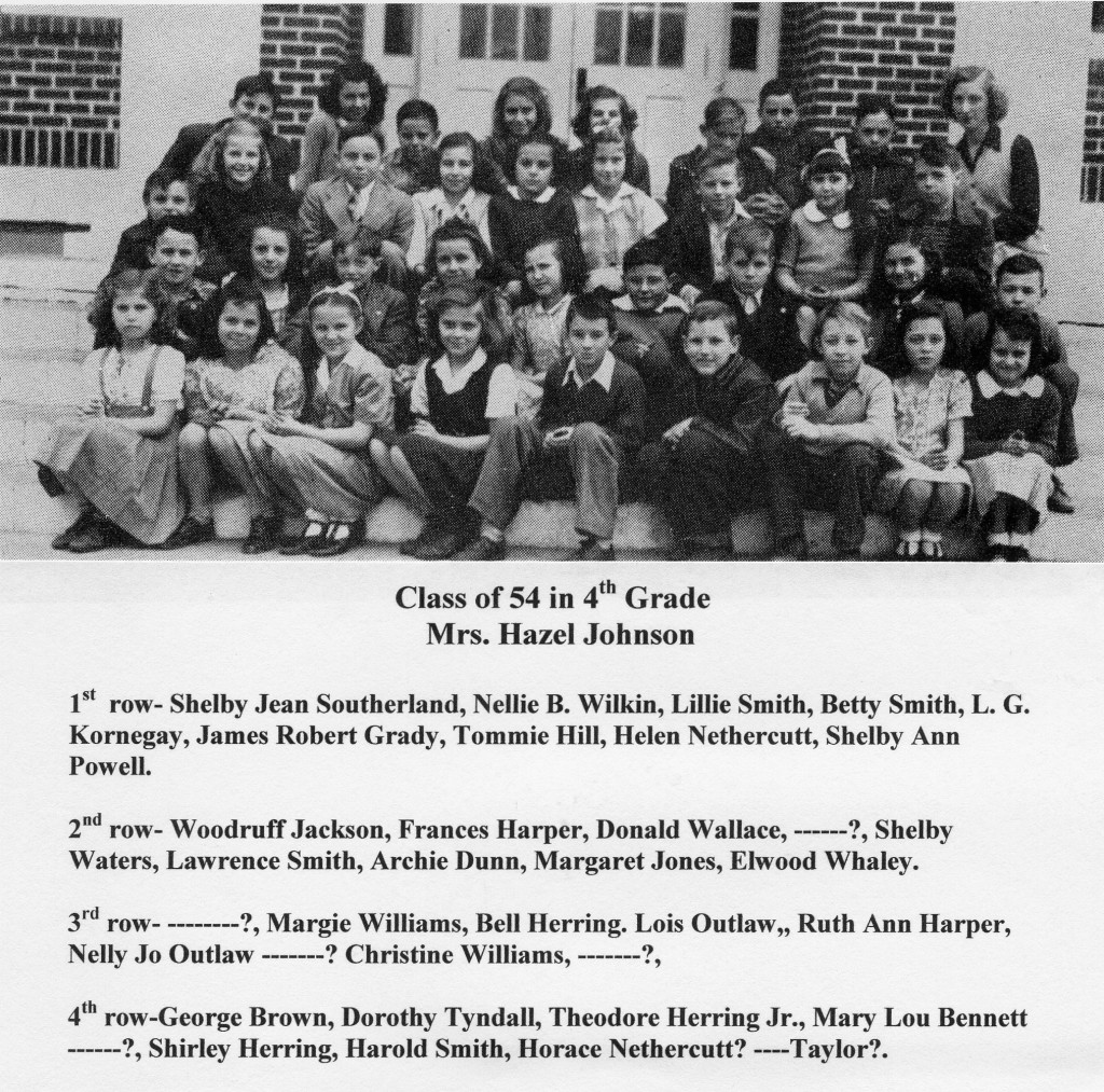 Class of 1954 in 4th grade p 2