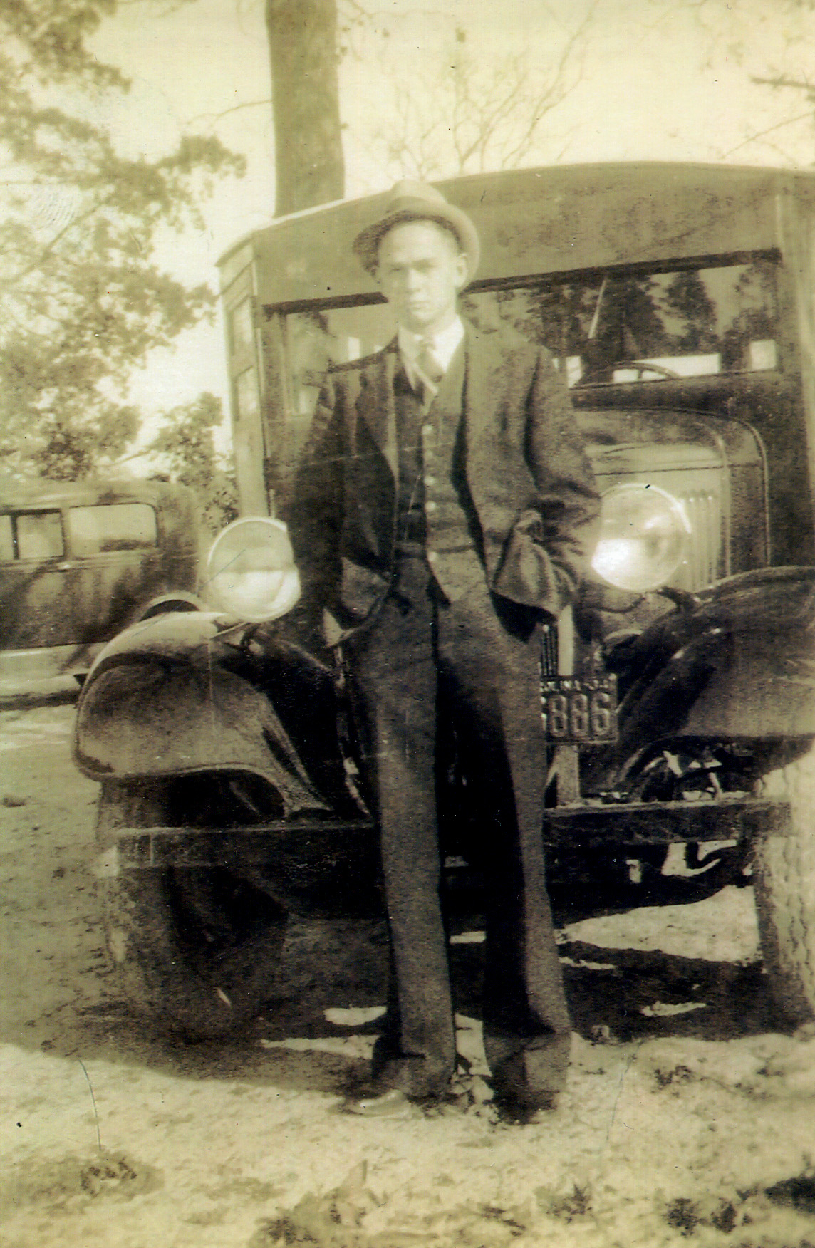 1936 School Buss Driver Byron Simmons